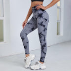 Fashion Women Leggings For Fitness Yoga Pants Push Up Workout Sports Legging Women's Seamless Workout Leggings High Waist Tummy Control Yoga Pants Gym Compression High Waist Gym Ladies Clothing
