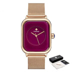 Fashion Women Watches White Leather Minimalist Rectangle Ladies Quartz Dress Wristwatch Fashion Leather Wrist Watch Rectangle Elegant Simple Dial Analog Quartz Dress Watch