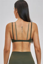 The Seraphine Layered V Sports Bra Leggings 2-Piece Set