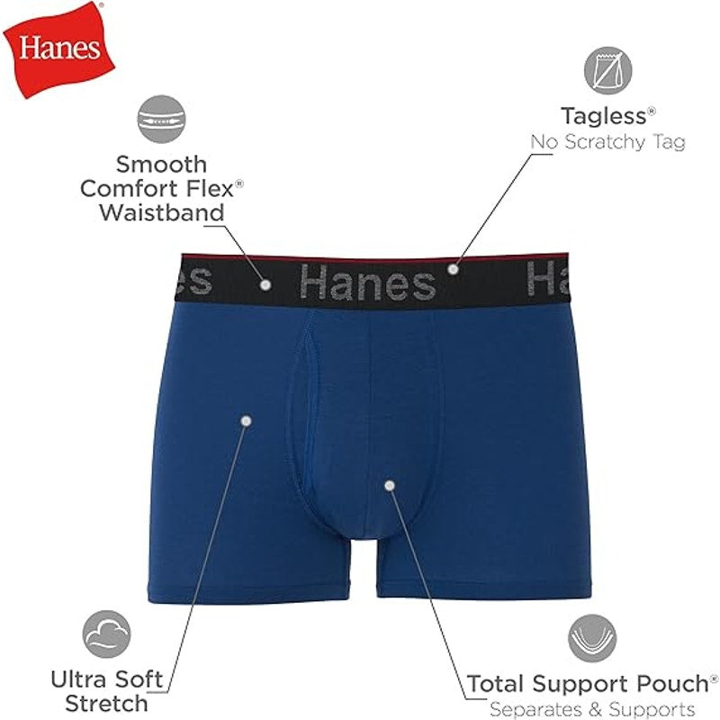 New Hanes 3 Pack Mens Medium Total Support Pouch Boxer Brief Underwear