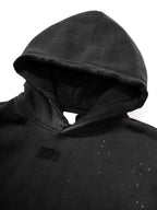 Feminine Vintage Frayed Premium Metal Hoodie