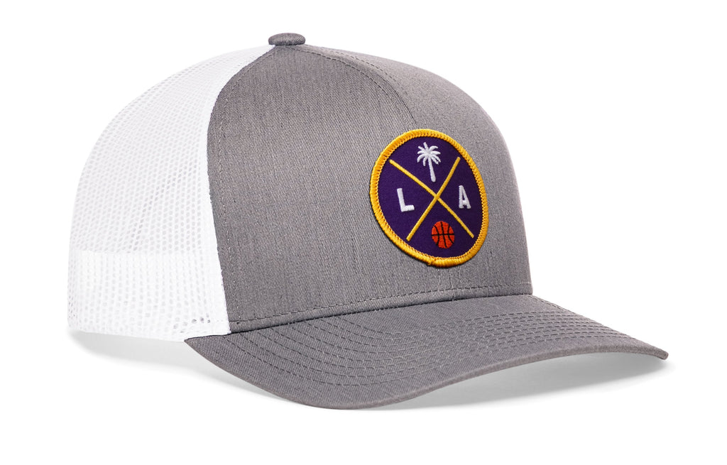 Los Angeles Trucker Hat  |  LA X Basketball Snapback