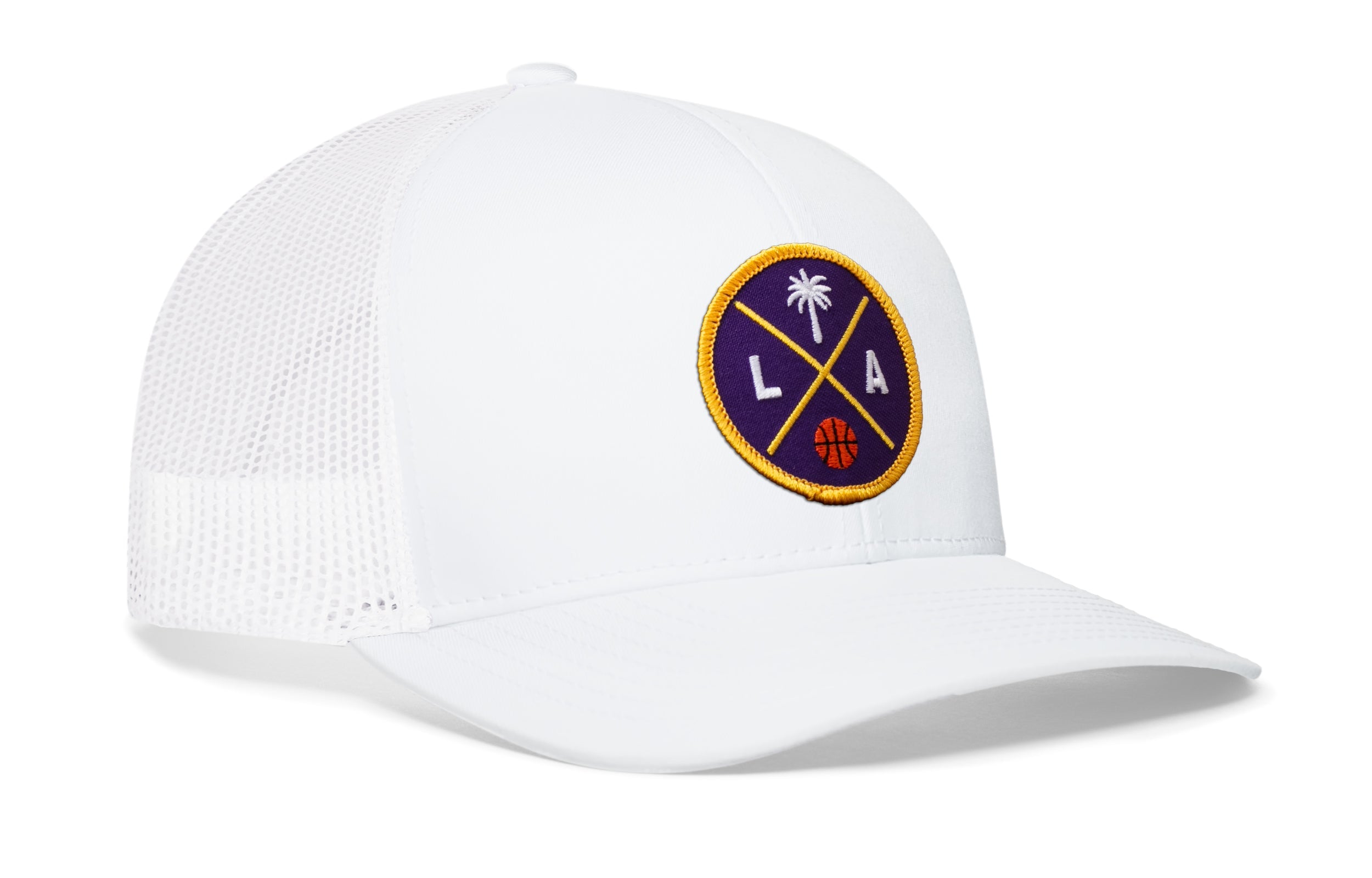 Los Angeles Trucker Hat  |  LA X Basketball Snapback