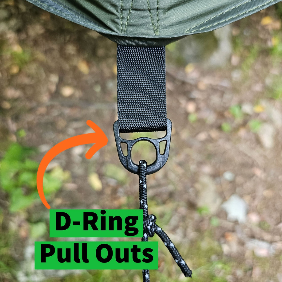 Hideaway Tarp – 12' Hammock Rain Tarp