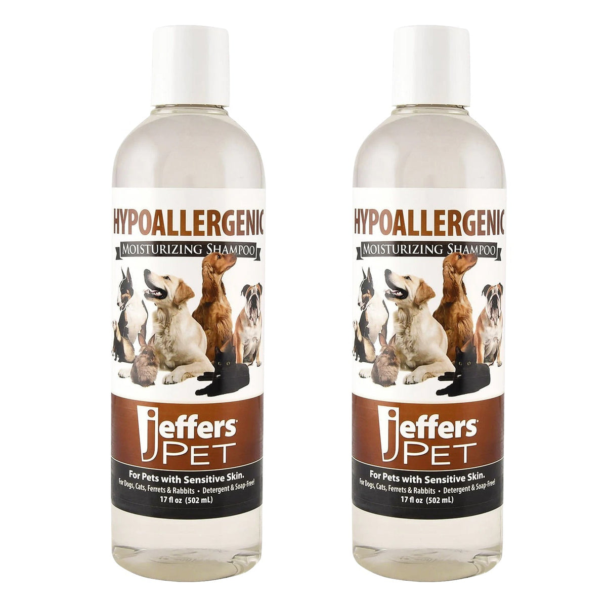 Jeffers Hypoallergenic Moisturizing Pet Shampoo for Sensitive Skin