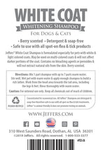 Jeffers Pet White Coat Whitening Dog & Cat Shampoo
