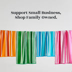 Cotton Velour Cabana Stripe Beach Towel - Novia Collection