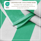 Cotton Velour Cabana Stripe Beach Towel - Novia Collection