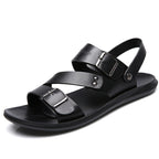 Large size sandals for men beach shoes for men cool slippers for men one shoe dual-use men's sandals