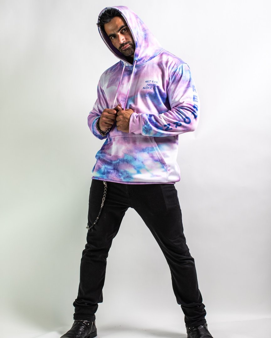Lead The Pack Tie-Dye Pull-Over Hoodies