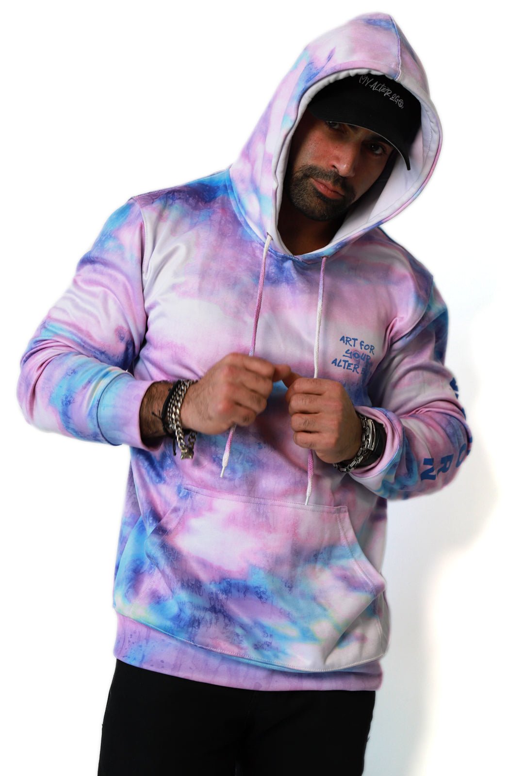 Lead The Pack Tie-Dye Pull-Over Hoodies