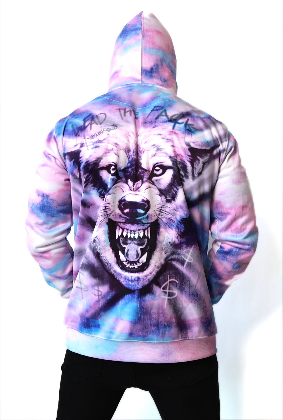 Lead The Pack Tie-Dye Pull-Over Hoodies