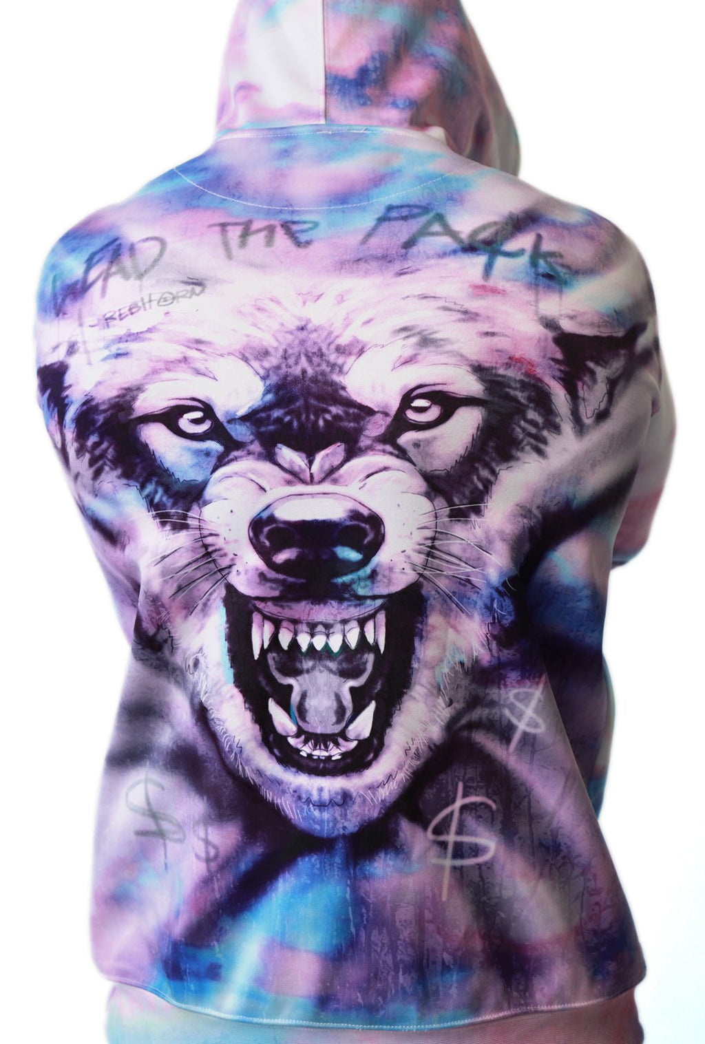Lead The Pack Tie-Dye Pull-Over Hoodies