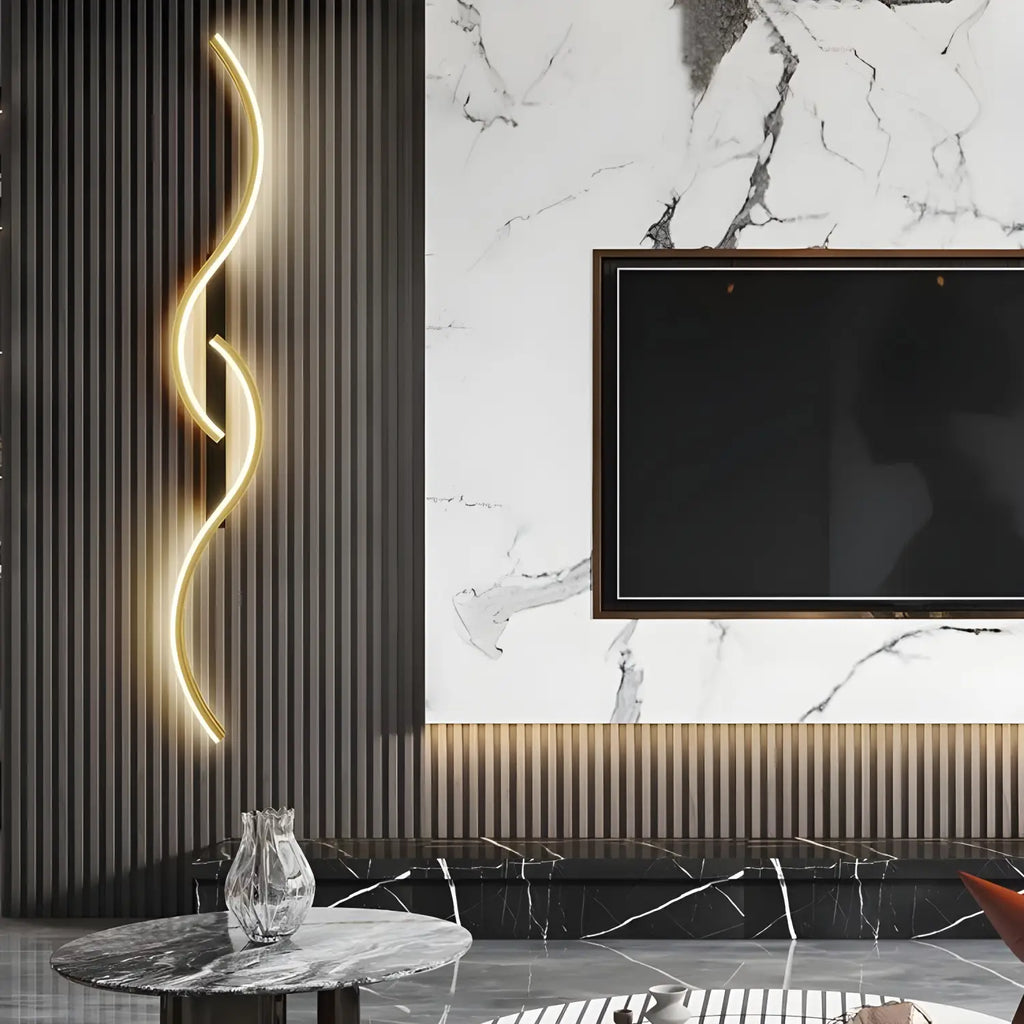 LED Wall Lamp - Modern Minimalist Strip Light for Bedroom & Living Room