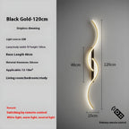 LED Wall Lamp - Modern Minimalist Strip Light for Bedroom & Living Room