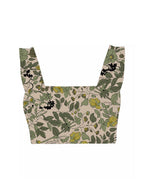 Square Neck Organic Cotton Sports Bra