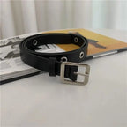 Luxury PU Leather Fanny Pack Simple Women's Belt Bag Small Fanny Pack Handbag With Chain Stylish Travel Waist Bag For Women