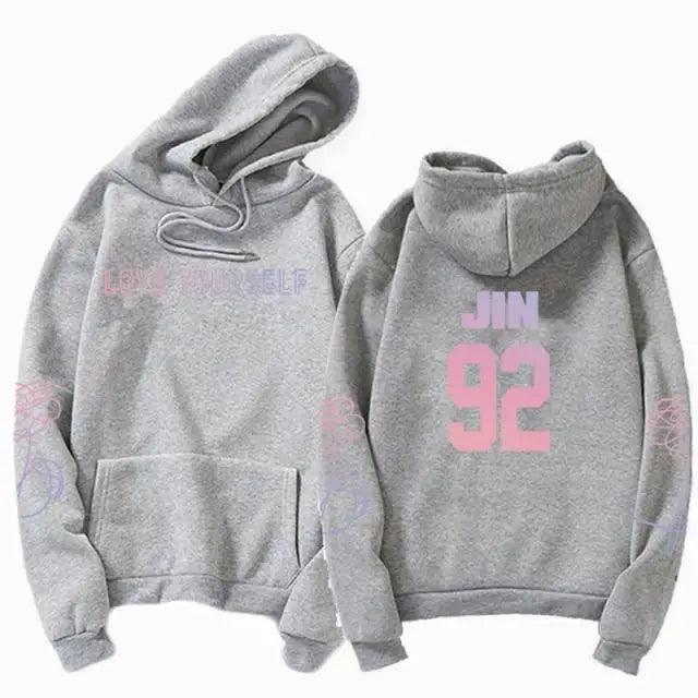 Luxury Unisex Hoodie Hoodies Sweatshirt Love Yourself Hoody Sweatshirt Boys Hoody Hoodies Cool Print Casual Drawstring Warm Winter Stylish Design Hoodie For Men Women