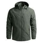 Men Outdoor Hiking Jackets Waterproof Hooded Windbreaker Coat Vintage New Fashion Design Hooded Lightweight Jacket For Men Autumn New Casual Jacket Tactical Men Jackets 5XL