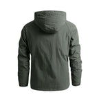 Men Outdoor Hiking Jackets Waterproof Hooded Windbreaker Coat Vintage New Fashion Design Hooded Lightweight Jacket For Men Autumn New Casual Jacket Tactical Men Jackets 5XL