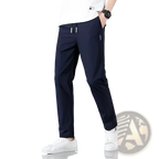 Men's Ice Silk Straight Leg Athletic Jogger Pants