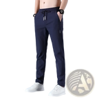 Men's Ice Silk Straight Leg Athletic Jogger Pants
