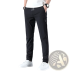 Men's Ice Silk Straight Leg Athletic Jogger Pants