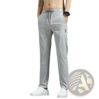 Men's Ice Silk Straight Leg Athletic Jogger Pants