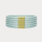 Budhagirl Mint Lumine All Weather Bangles® (Set of 6)