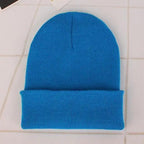 New Winter Hats for Women Men Beanies Knitted Solid Cool Hat Girls Autumn Female Beanie Warm Bonnet Casual Cap For Winter  Knitted Autumn Winter Cap Warm Elastic Winter Women and Men Hat