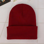 New Winter Hats for Women Men Beanies Knitted Solid Cool Hat Girls Autumn Female Beanie Warm Bonnet Casual Cap For Winter  Knitted Autumn Winter Cap Warm Elastic Winter Women and Men Hat