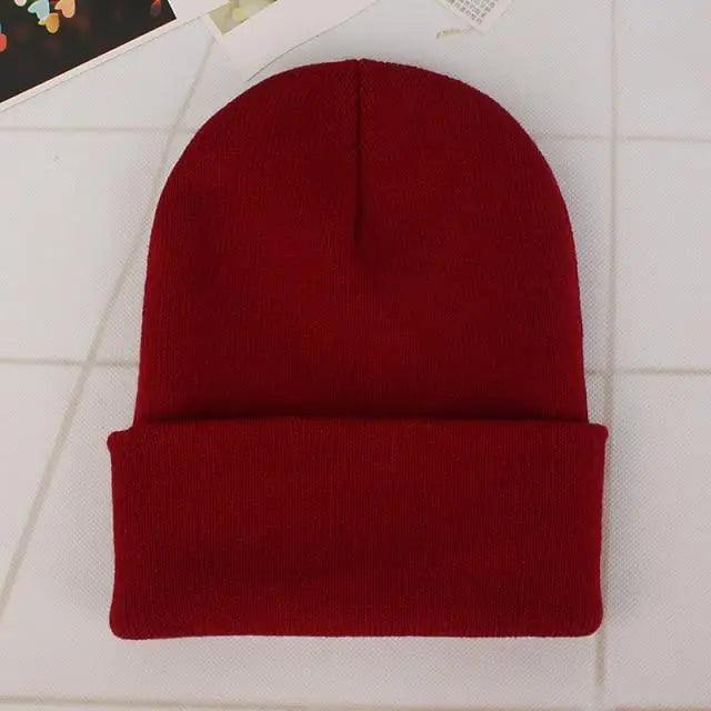 New Winter Hats for Women Men Beanies Knitted Solid Cool Hat Girls Autumn Female Beanie Warm Bonnet Casual Cap For Winter  Knitted Autumn Winter Cap Warm Elastic Winter Women and Men Hat