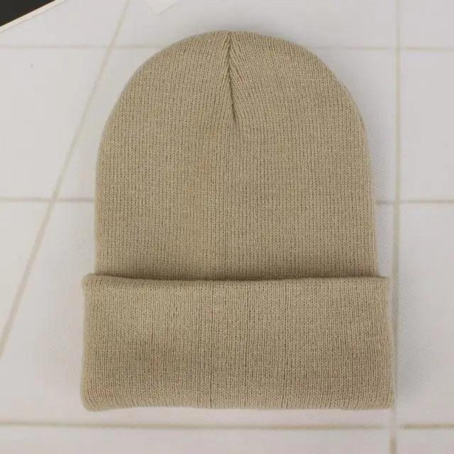 New Winter Hats for Women Men Beanies Knitted Solid Cool Hat Girls Autumn Female Beanie Warm Bonnet Casual Cap For Winter  Knitted Autumn Winter Cap Warm Elastic Winter Women and Men Hat