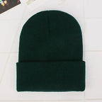 New Winter Hats for Women Men Beanies Knitted Solid Cool Hat Girls Autumn Female Beanie Warm Bonnet Casual Cap For Winter  Knitted Autumn Winter Cap Warm Elastic Winter Women and Men Hat