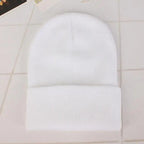 New Winter Hats for Women Men Beanies Knitted Solid Cool Hat Girls Autumn Female Beanie Warm Bonnet Casual Cap For Winter  Knitted Autumn Winter Cap Warm Elastic Winter Women and Men Hat