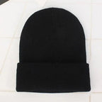 New Winter Hats for Women Men Beanies Knitted Solid Cool Hat Girls Autumn Female Beanie Warm Bonnet Casual Cap For Winter  Knitted Autumn Winter Cap Warm Elastic Winter Women and Men Hat
