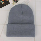 New Winter Hats for Women Men Beanies Knitted Solid Cool Hat Girls Autumn Female Beanie Warm Bonnet Casual Cap For Winter  Knitted Autumn Winter Cap Warm Elastic Winter Women and Men Hat