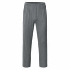MoFiz Mens Sleepwear Pajama Set Lightweight Cotton Dark Gray Light Grey Size XL