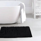 Slip-Resistant Shag Anna Chenille Soft Absorbent Bath Mat Bathroom Rug 17" x 24"