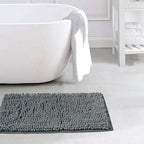 Slip-Resistant Shag Anna Chenille Soft Absorbent Bath Mat Bathroom Rug 17" x 24"