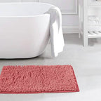 Slip-Resistant Shag Anna Chenille Soft Absorbent Bath Mat Bathroom Rug 17" x 24"