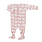 So Much Love Zipper Footie