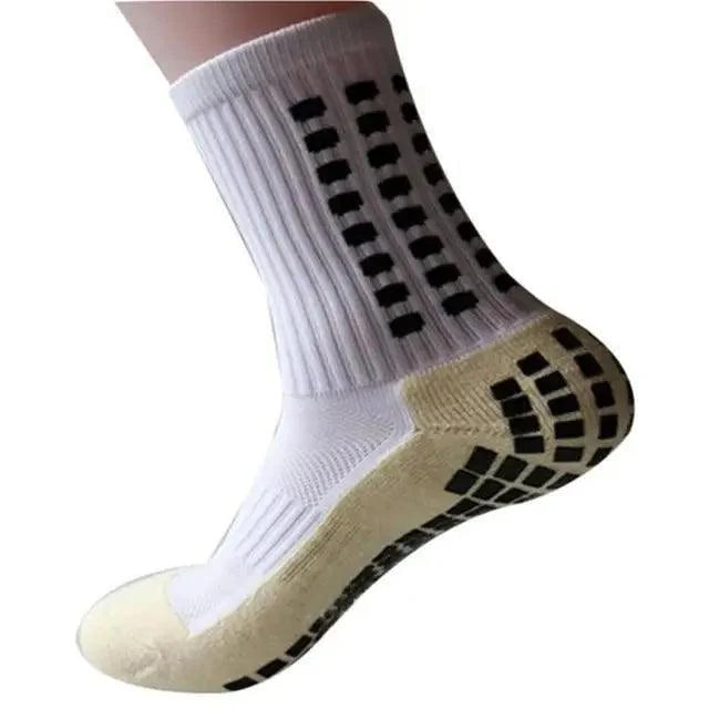 Stylish New Sports Anti Slip Soccer Socks Cotton Football Grip Socks For Men Breathable Sports Running Cycling Socks For Men