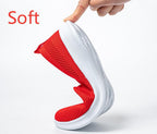 Summer Knitting Sock Women's Sneakers Slip On Shoes Lightweight Flat Women's Sports Breathable Mesh Platform Fashion Casual Slip On Easy Walking Espadrilles
