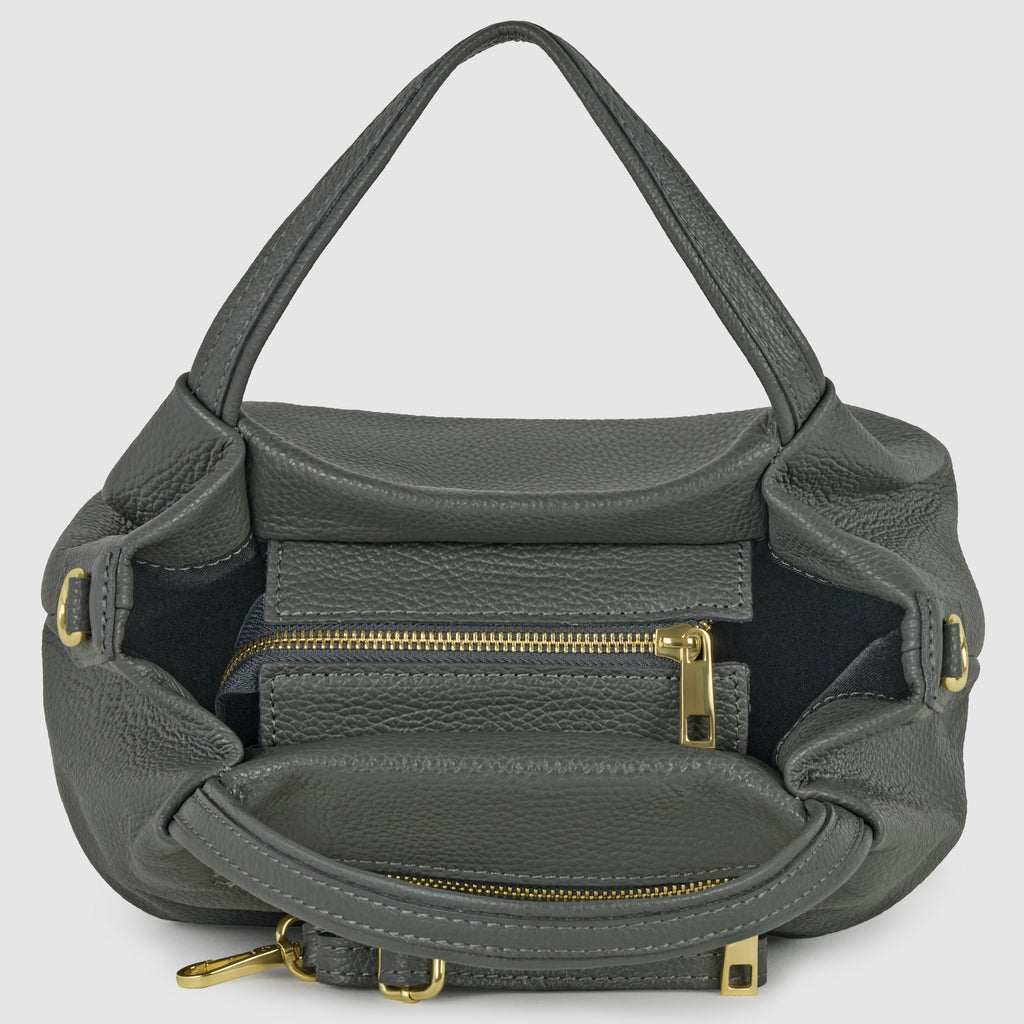 Italian Full-Grain Leather Top-Handle Bag | Lucca