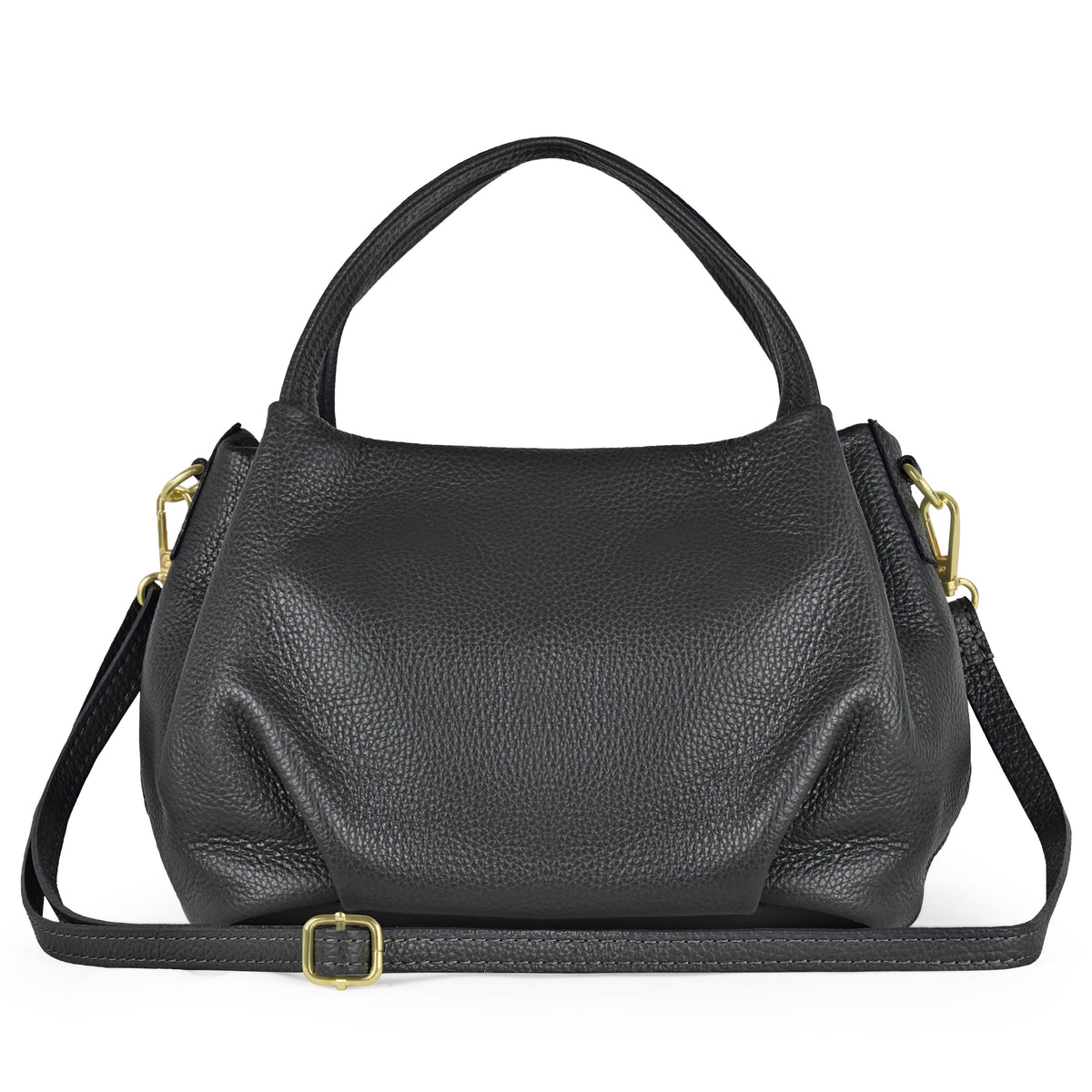 Italian Full-Grain Leather Top-Handle Bag | Lucca