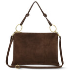 Italian Genuine Suede Shoulder Bag | Modena