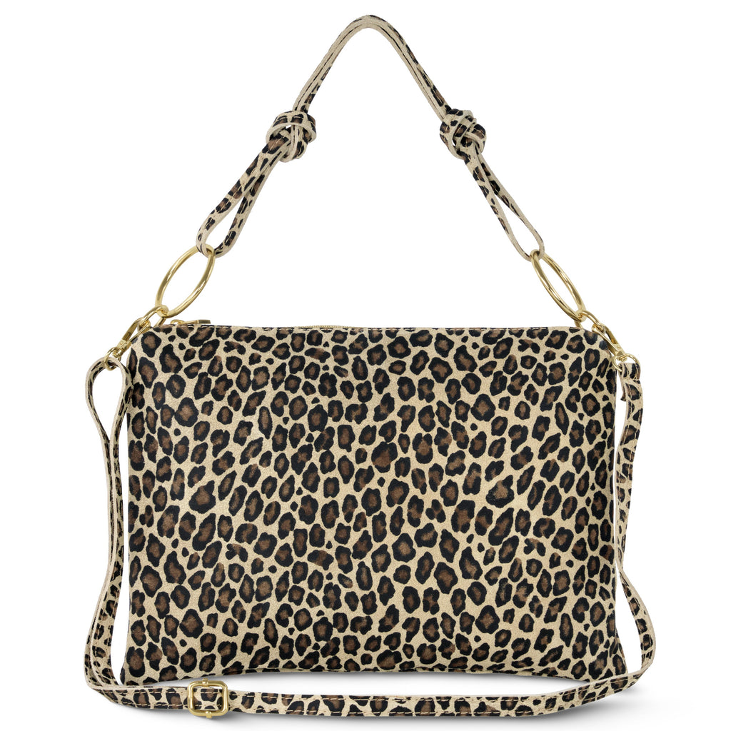 Italian Genuine Suede Shoulder Bag | Modena