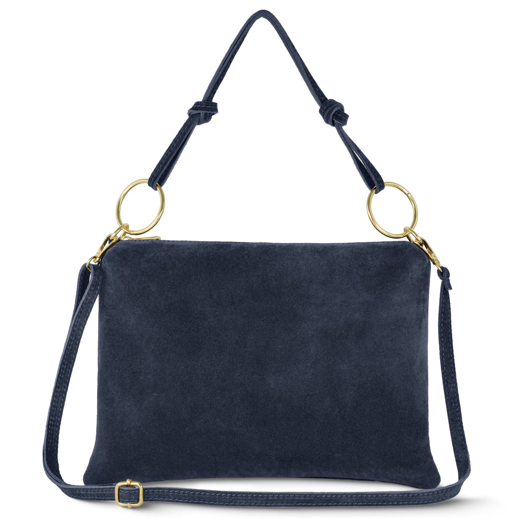 Italian Genuine Suede Shoulder Bag | Modena