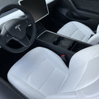 Tesla Model 3 / Y Center Console Wrap Cover  (Gen. 1 & 2 & 3) - Carbon Fiber Interior Mods